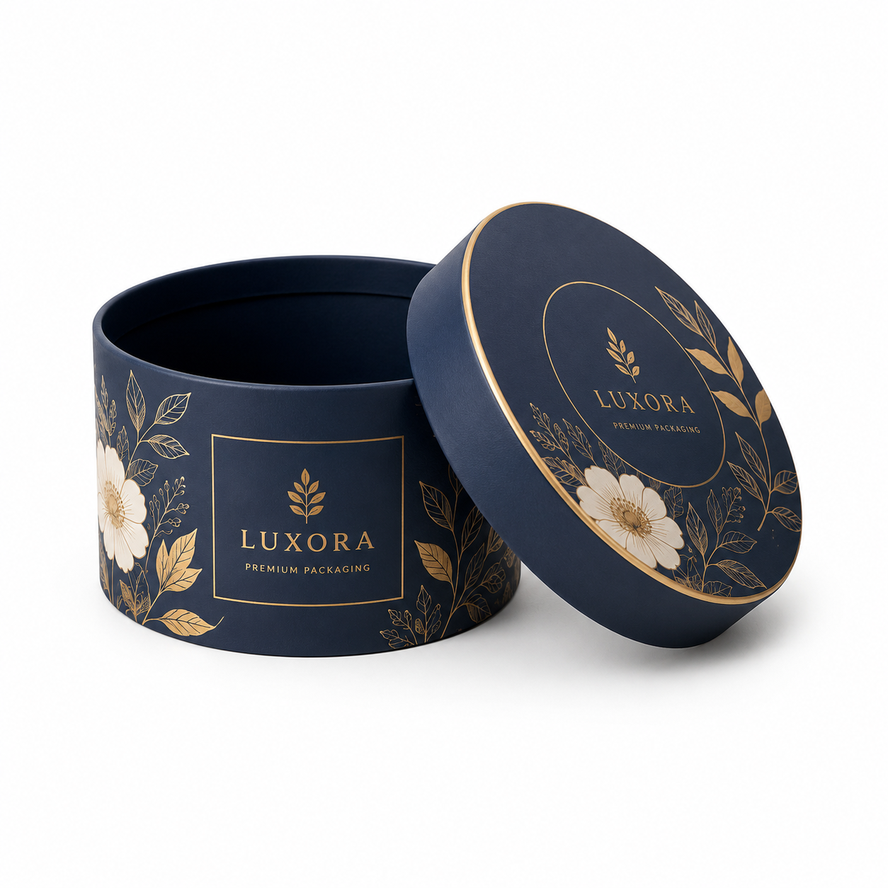 Printed Round Boxes