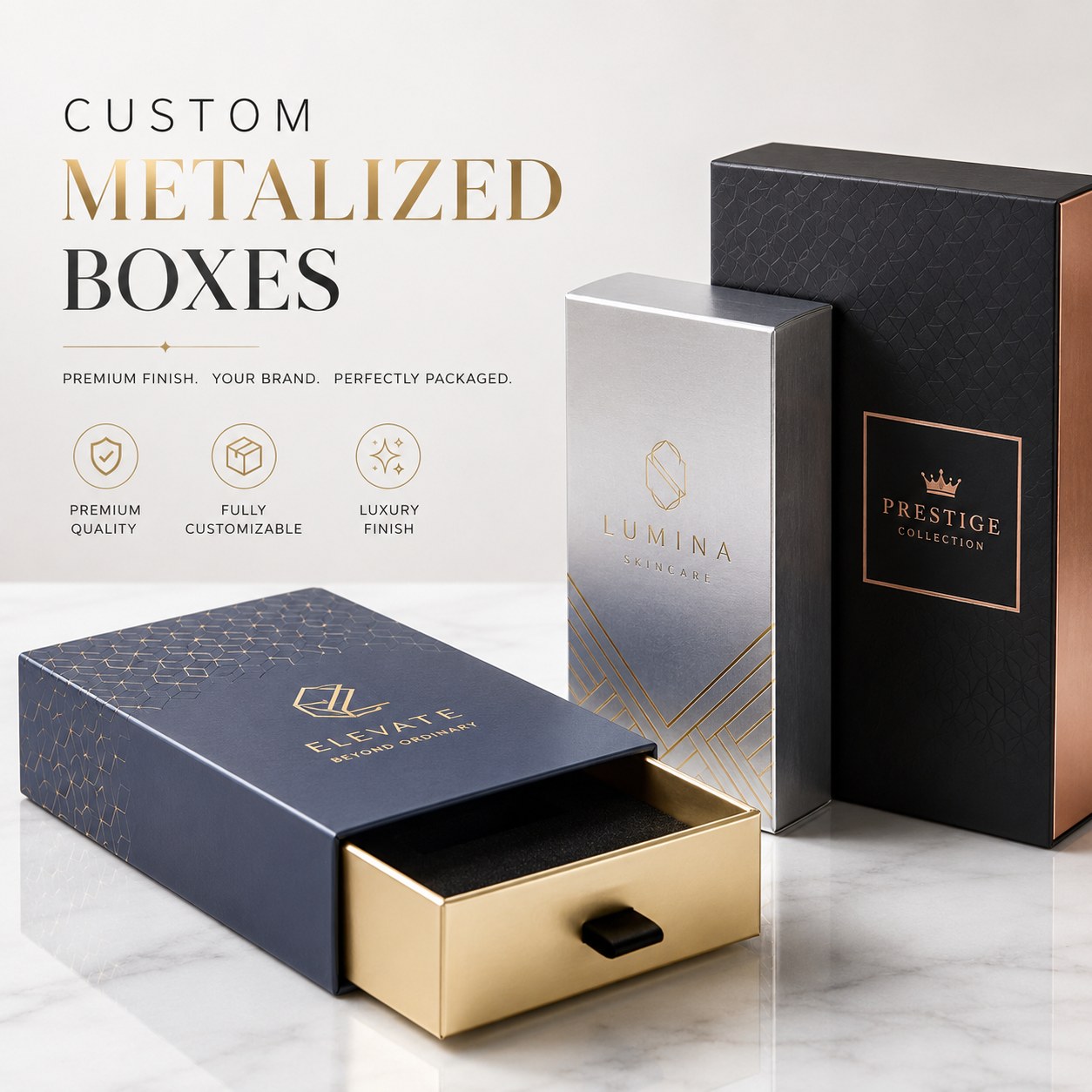 Custom Metalized Boxes