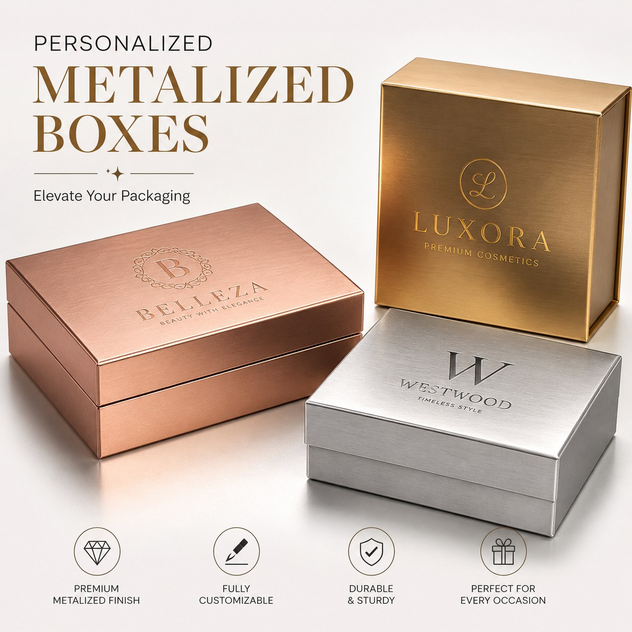 Personalized Metalized Boxes