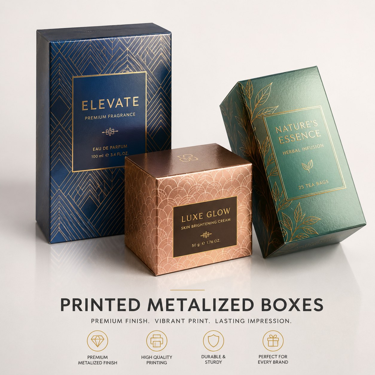 Printed Metalized Boxes