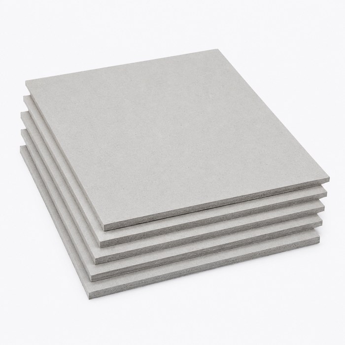 Grey Chipboard Cardboard